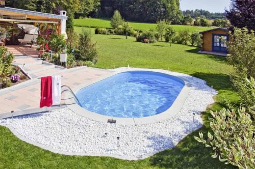 Piscină Metalică Ovală -Hobby Pool Toscana  - 10 x 4,16 x 1,5 m