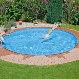 Piscină Rotundă cu Perete din Oțel Galvanizat - Hobby Pool Milano - 800 x 150 cm