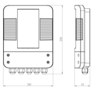 Panou control schimbator caldura HeatSmart+ cu pompa Grundfos