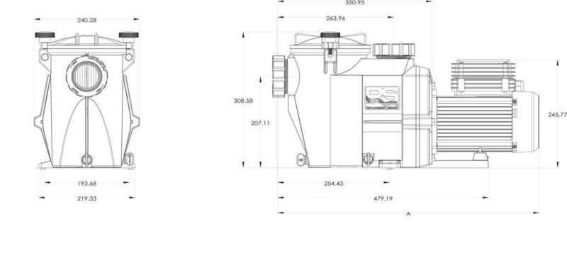 pompa recirculare rs ii di 100 cp hayward 3