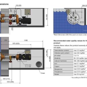 Sistem inot contra-curent Jet Swim 2000 - beton